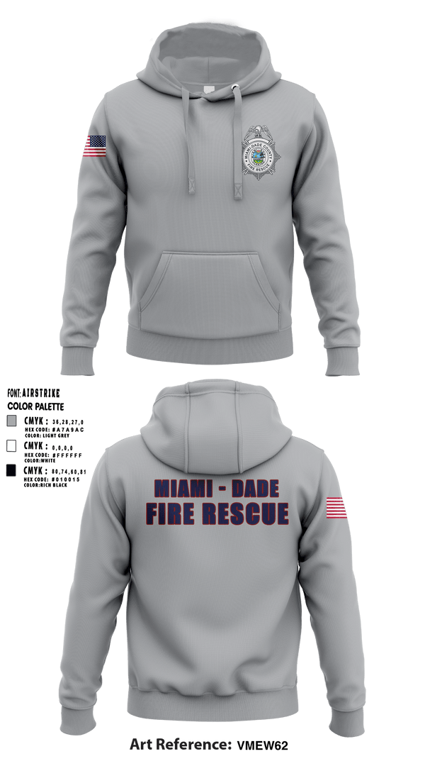 Hoodie, Miami Dade Fire Rescue, , Teamtime, Team time, sublimation, custom sports apparel, team uniforms, spirit wear, spiritwear, sports uniforms, custom shirts, team store, custom team store, fundraiser sports, apparel fundraiser