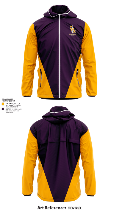 Central Chargers Baseball 97406190 Windbreaker - 2 (1)