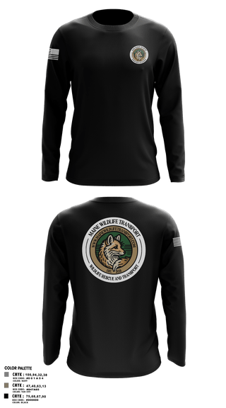 Long Sleeve Performance Shirt, Maine Wildlife Transport, , Teamtime, Team time, sublimation, custom sports apparel, team uniforms, spirit wear, spiritwear, sports uniforms, custom shirts, team store, custom team store, fundraiser sports, apparel fundraiser