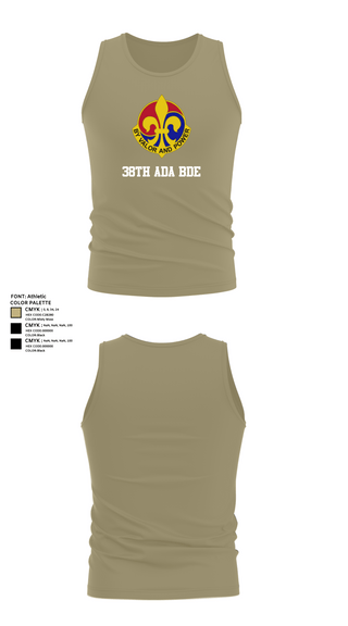 Tank Top, 38th ADA BDE, Army, Teamtime, Team time, sublimation, custom sports apparel, team uniforms, spirit wear, spiritwear, sports uniforms, custom shirts, team store, custom team store, fundraiser sports, apparel fundraiser