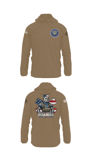 Windbreaker, Bravo Company Bulldogs, , Teamtime, Team time, sublimation, custom sports apparel, team uniforms, spirit wear, spiritwear, sports uniforms, custom shirts, team store, custom team store, fundraiser sports, apparel fundraiser