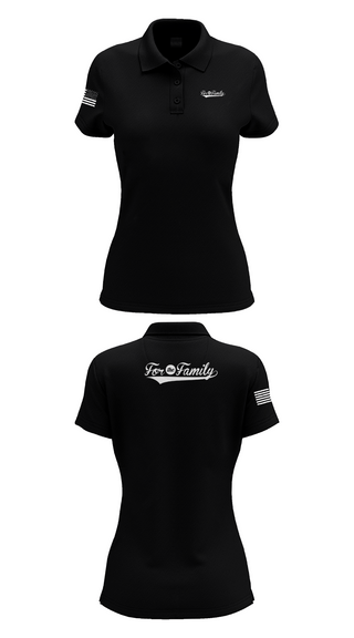 Womens Short Sleeve Performance Polo, For The Family, , Teamtime, Team time, sublimation, custom sports apparel, team uniforms, spirit wear, spiritwear, sports uniforms, custom shirts, team store, custom team store, fundraiser sports, apparel fundraiser