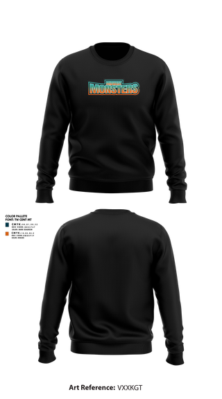Crew Neck Sweatshirt, Midwest Monsters, Men's Basketball, Teamtime, Team time, sublimation, custom sports apparel, team uniforms, spirit wear, spiritwear, sports uniforms, custom shirts, team store, custom team store, fundraiser sports, apparel fundraiser