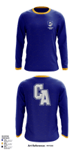 Clarksville Academy Tennis 96269998 Long Sleeve Performance Shirt 1