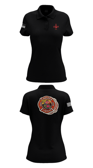 Womens Short Sleeve Performance Polo, Glen Burnie, Fire Department, Teamtime, Team time, sublimation, custom sports apparel, team uniforms, spirit wear, spiritwear, sports uniforms, custom shirts, team store, custom team store, fundraiser sports, apparel fundraiser