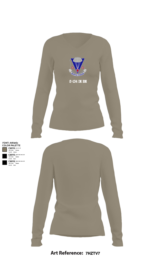 Womens Long Sleeve Vneck Shirt, 2-134 IN BN, , Teamtime, Team time, sublimation, custom sports apparel, team uniforms, spirit wear, spiritwear, sports uniforms, custom shirts, team store, custom team store, fundraiser sports, apparel fundraiser