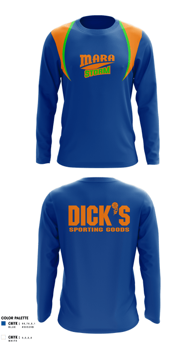 Mara Track & Field Long Sleeve Performance Shirt 5