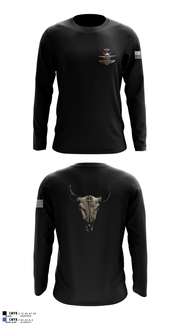 Long Sleeve Performance Shirt, VP-26 Aircrew Association, , Teamtime, Team time, sublimation, custom sports apparel, team uniforms, spirit wear, spiritwear, sports uniforms, custom shirts, team store, custom team store, fundraiser sports, apparel fundraiser