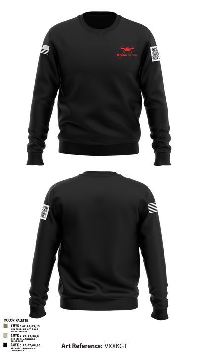 Drone Recon 84902337 Crew Neck Sweatshirt - 6