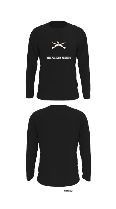 4th platoon misfits 6678865 Long Sleeve Performance Shirt 32