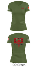 CESD Bravo 35th Engineer Battalion 45351759 Women's Short Sleeve V-neck Shirt - 48
