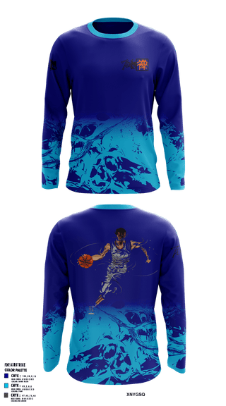 Long Sleeve Performance Shirt, ZeN, Men's Basketball, Teamtime, Team time, sublimation, custom sports apparel, team uniforms, spirit wear, spiritwear, sports uniforms, custom shirts, team store, custom team store, fundraiser sports, apparel fundraiser