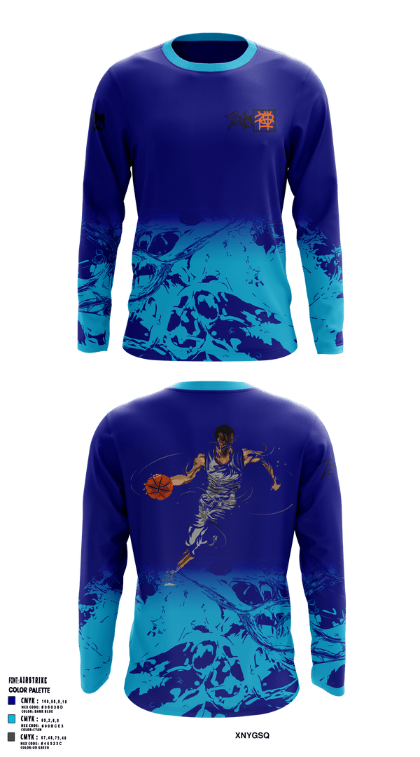 Long Sleeve Performance Shirt, ZeN, Men's Basketball, Teamtime, Team time, sublimation, custom sports apparel, team uniforms, spirit wear, spiritwear, sports uniforms, custom shirts, team store, custom team store, fundraiser sports, apparel fundraiser