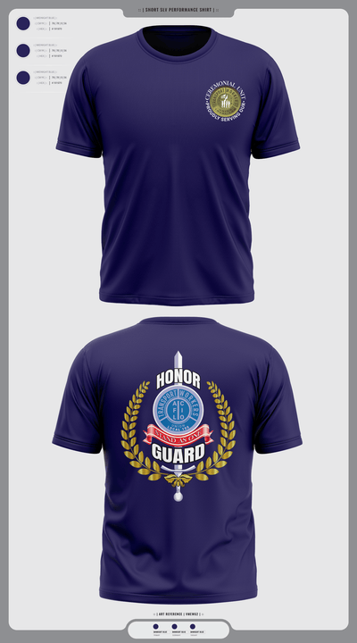 Twu Local 100 Ceremonial Unit & Honor Guard 1084090 Short Sleeve Performance Shirt - 1