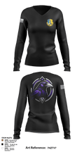319th IEW Women's Long Sleeve V-neck Shirt - 3