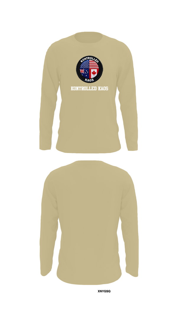 Long Sleeve Performance Shirt, Kontrolled Kaos, E-Sports, Teamtime, Team time, sublimation, custom sports apparel, team uniforms, spirit wear, spiritwear, sports uniforms, custom shirts, team store, custom team store, fundraiser sports, apparel fundraiser