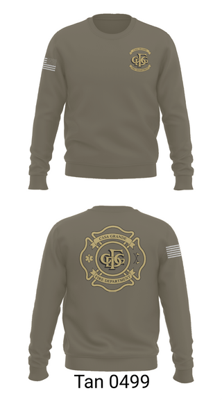 Crew Neck Sweatshirt, Casa Grande Fire Department, , Teamtime, Team time, sublimation, custom sports apparel, team uniforms, spirit wear, spiritwear, sports uniforms, custom shirts, team store, custom team store, fundraiser sports, apparel fundraiser