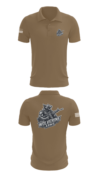 Short Sleeve Performance Polo, Wolverine Arms, , Teamtime, Team time, sublimation, custom sports apparel, team uniforms, spirit wear, spiritwear, sports uniforms, custom shirts, team store, custom team store, fundraiser sports, apparel fundraiser