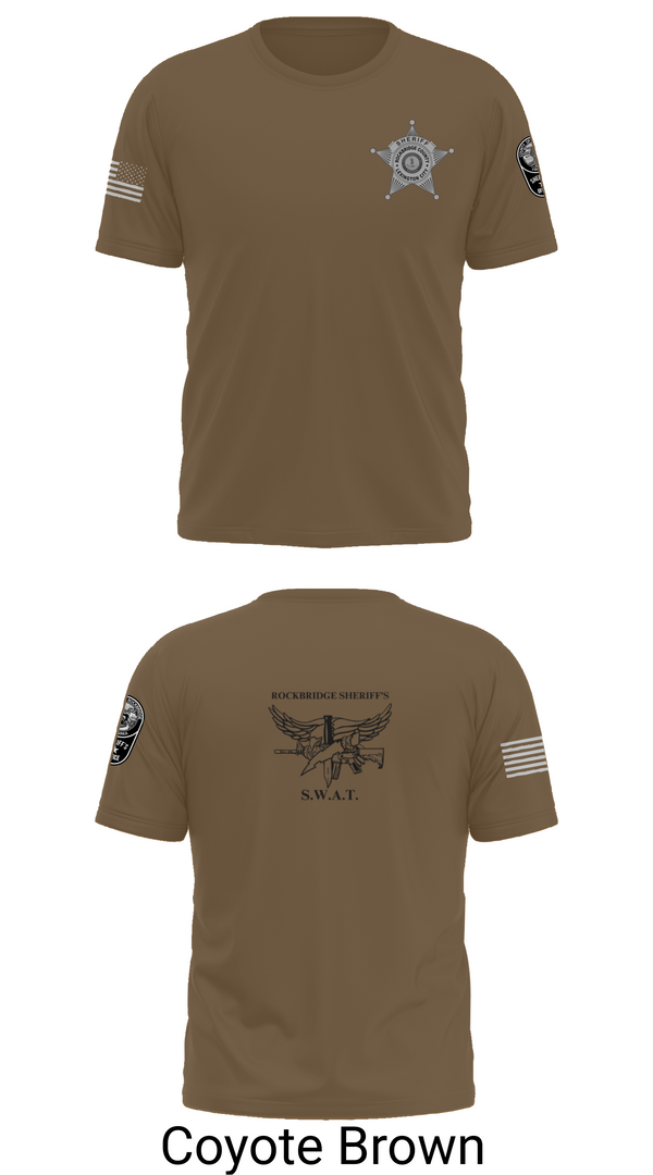Old School Cotton Feel Shirt, Rockbridge County SWAT, , Teamtime, Team time, sublimation, custom sports apparel, team uniforms, spirit wear, spiritwear, sports uniforms, custom shirts, team store, custom team store, fundraiser sports, apparel fundraiser