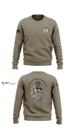 Crew Neck Sweatshirt, MWOBC 001-25, Army, Teamtime, Team time, sublimation, custom sports apparel, team uniforms, spirit wear, spiritwear, sports uniforms, custom shirts, team store, custom team store, fundraiser sports, apparel fundraiser