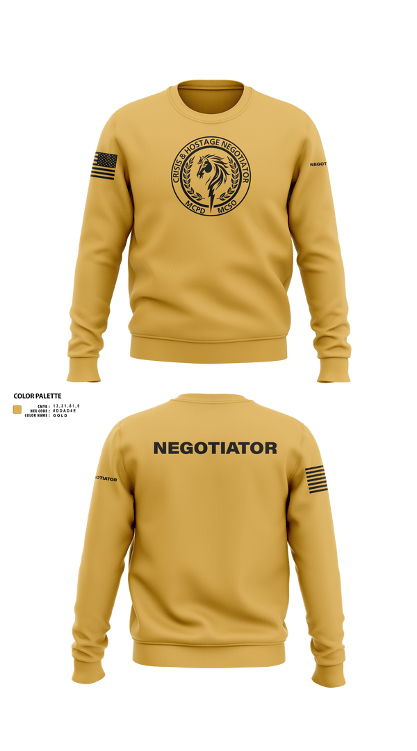 Crew Neck Sweatshirt, Montgomery County Police CNT, , Teamtime, Team time, sublimation, custom sports apparel, team uniforms, spirit wear, spiritwear, sports uniforms, custom shirts, team store, custom team store, fundraiser sports, apparel fundraiser