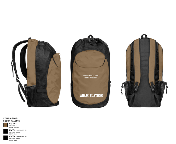 Gear Bag, Adam Platoon, , Teamtime, Team time, sublimation, custom sports apparel, team uniforms, spirit wear, spiritwear, sports uniforms, custom shirts, team store, custom team store, fundraiser sports, apparel fundraiser