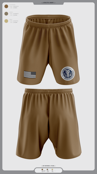 Athletic Shorts With Pockets, PREVENTATIVE MEDICINE, , Teamtime, Team time, sublimation, custom sports apparel, team uniforms, spirit wear, spiritwear, sports uniforms, custom shirts, team store, custom team store, fundraiser sports, apparel fundraiser