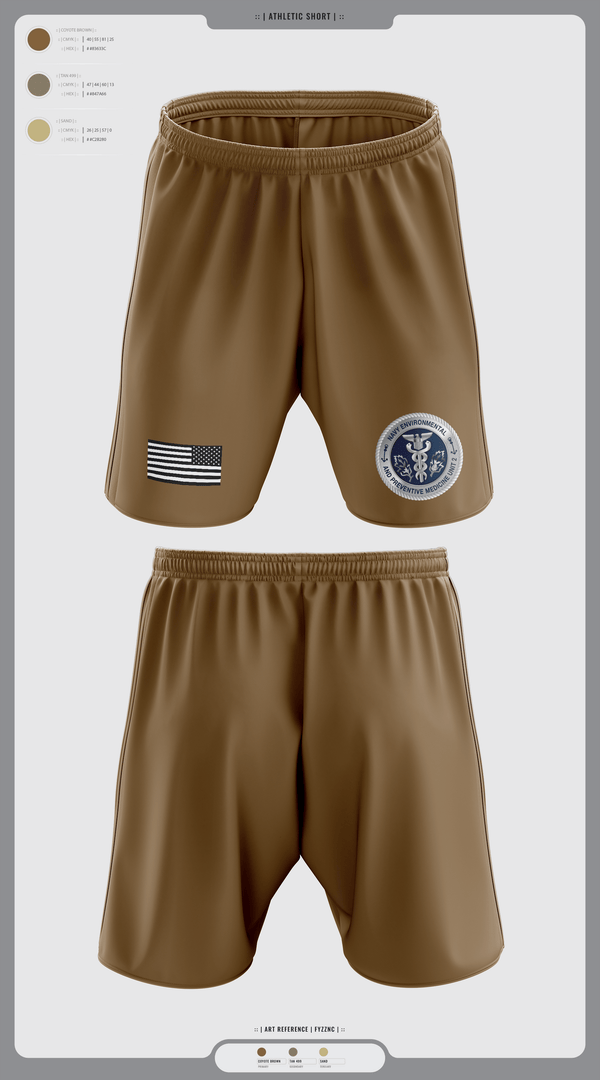 Athletic Shorts With Pockets, PREVENTATIVE MEDICINE, , Teamtime, Team time, sublimation, custom sports apparel, team uniforms, spirit wear, spiritwear, sports uniforms, custom shirts, team store, custom team store, fundraiser sports, apparel fundraiser