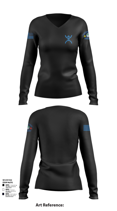 Monterey  Park 19917874 Women's Long Sleeve V-neck Shirt - 107