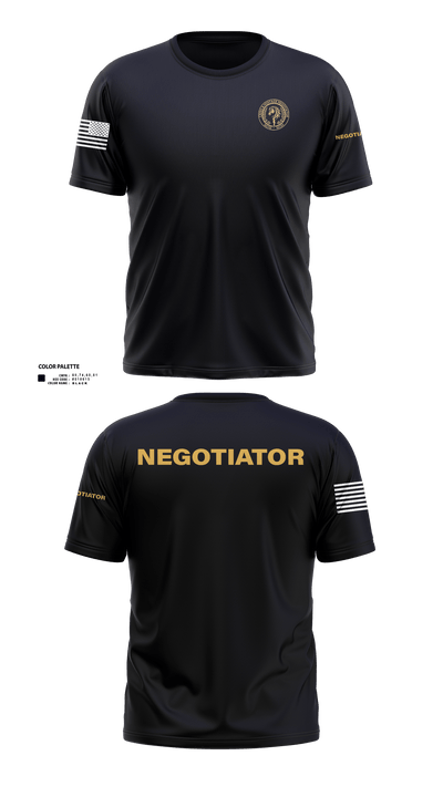 Montgomery County Police CNT 46228172 Short Sleeve Performance Shirt - 130