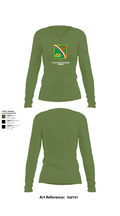 1st Battalion 69th Infantry Regiment 40459574 Women's Long Sleeve V-neck Shirt - 42