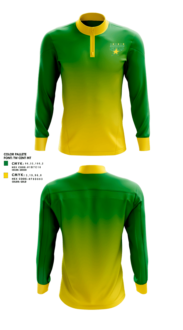 Quarter Zip Jacket, Southtowns Stars Mite Minor, Ice Hockey, Teamtime, Team time, sublimation, custom sports apparel, team uniforms, spirit wear, spiritwear, sports uniforms, custom shirts, team store, custom team store, fundraiser sports, apparel fundraiser