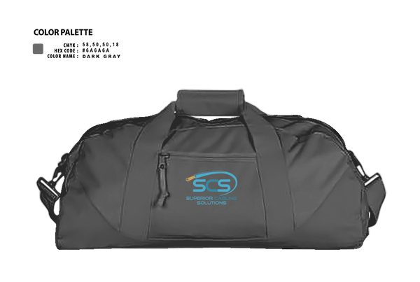Duffle Bag, Superior Cabling Solutions, , Teamtime, Team time, sublimation, custom sports apparel, team uniforms, spirit wear, spiritwear, sports uniforms, custom shirts, team store, custom team store, fundraiser sports, apparel fundraiser