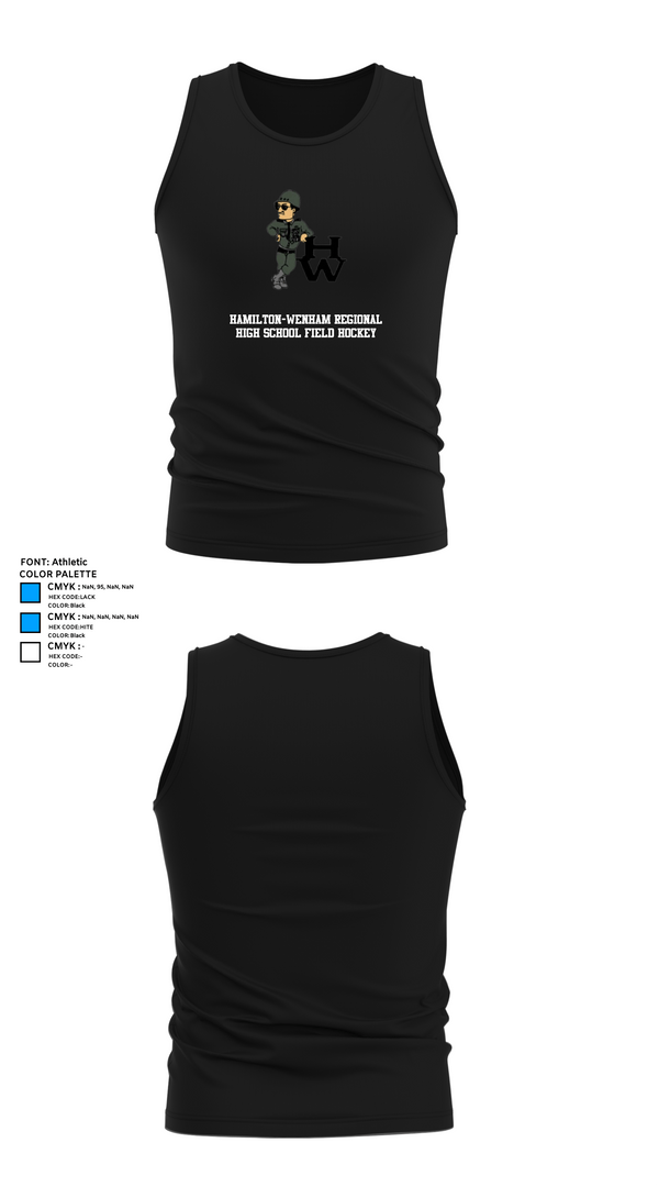 Tank Top, Hamilton-Wenham Regional High School Field Hockey, Field Hockey, Teamtime, Team time, sublimation, custom sports apparel, team uniforms, spirit wear, spiritwear, sports uniforms, custom shirts, team store, custom team store, fundraiser sports, apparel fundraiser