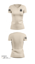 1-153 IN Scout Platoon 12516150 Women's Short Sleeve V-neck Shirt - 3
