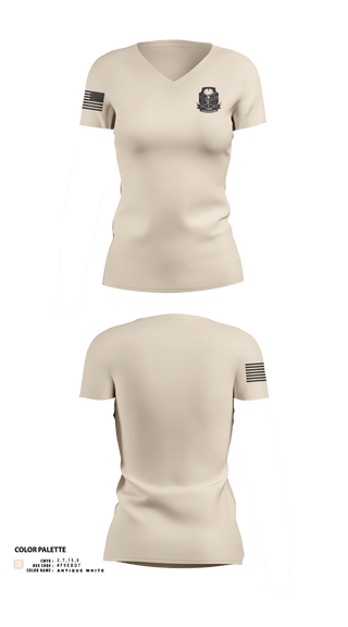 Womens Short Sleeve Vneck Shirt, 1-153 IN Scout Platoon, National Guard, Teamtime, Team time, sublimation, custom sports apparel, team uniforms, spirit wear, spiritwear, sports uniforms, custom shirts, team store, custom team store, fundraiser sports, apparel fundraiser