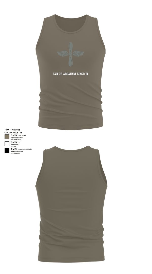 Tank Top, CVN 72 Abraham Lincoln, , Teamtime, Team time, sublimation, custom sports apparel, team uniforms, spirit wear, spiritwear, sports uniforms, custom shirts, team store, custom team store, fundraiser sports, apparel fundraiser