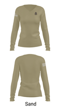 MUSTACHE 86591925 Women's Long Sleeve V-neck Shirt - 97
