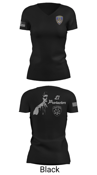Womens Short Sleeve Vneck Shirt, California Highway Patrol, , Teamtime, Team time, sublimation, custom sports apparel, team uniforms, spirit wear, spiritwear, sports uniforms, custom shirts, team store, custom team store, fundraiser sports, apparel fundraiser