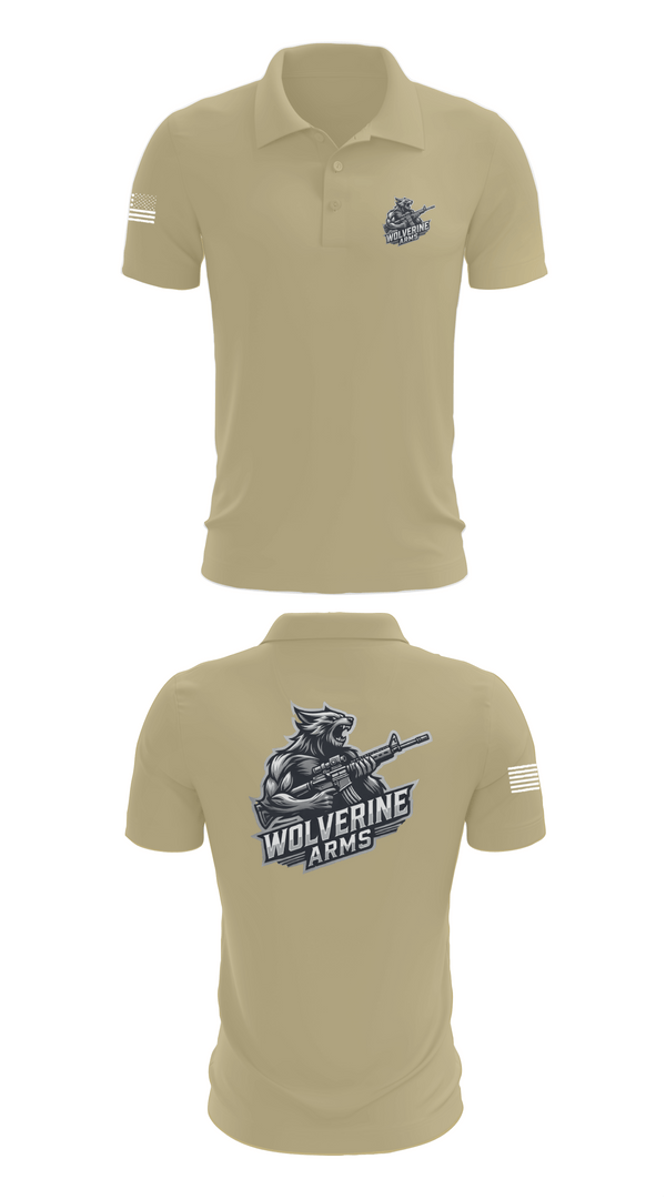 Short Sleeve Performance Polo, Wolverine Arms, , Teamtime, Team time, sublimation, custom sports apparel, team uniforms, spirit wear, spiritwear, sports uniforms, custom shirts, team store, custom team store, fundraiser sports, apparel fundraiser