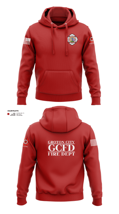 Groton City Fire Department 94427671 Hoodie - 3