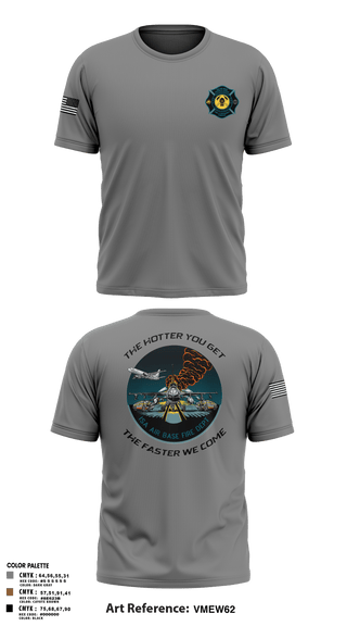 Short Sleeve Performance Shirt, ISA Air base Fire Dept., Fire Department, Teamtime, Team time, sublimation, custom sports apparel, team uniforms, spirit wear, spiritwear, sports uniforms, custom shirts, team store, custom team store, fundraiser sports, apparel fundraiser