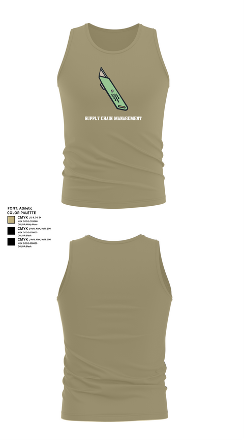 Tank Top, Supply Chain Management, , Teamtime, Team time, sublimation, custom sports apparel, team uniforms, spirit wear, spiritwear, sports uniforms, custom shirts, team store, custom team store, fundraiser sports, apparel fundraiser