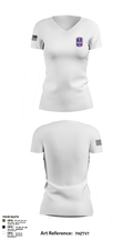 Hmh-772  Women's Short Sleeve V-neck Shirt - 2