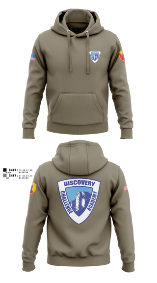 Hoodie, Discovery ChalleNGe Academy, , Teamtime, Team time, sublimation, custom sports apparel, team uniforms, spirit wear, spiritwear, sports uniforms, custom shirts, team store, custom team store, fundraiser sports, apparel fundraiser