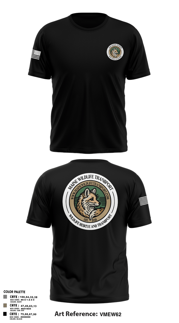 Short Sleeve Performance Shirt, Maine Wildlife Transport, , Teamtime, Team time, sublimation, custom sports apparel, team uniforms, spirit wear, spiritwear, sports uniforms, custom shirts, team store, custom team store, fundraiser sports, apparel fundraiser