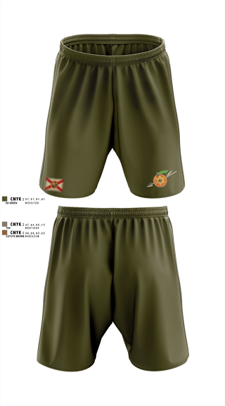 Athletic Shorts With Pockets, Seminole / Orange Crew, , Teamtime, Team time, sublimation, custom sports apparel, team uniforms, spirit wear, spiritwear, sports uniforms, custom shirts, team store, custom team store, fundraiser sports, apparel fundraiser