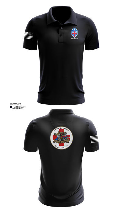 349th Medical Augmentation Det. 9744755 Short Sleeve Performance Polo - 1
