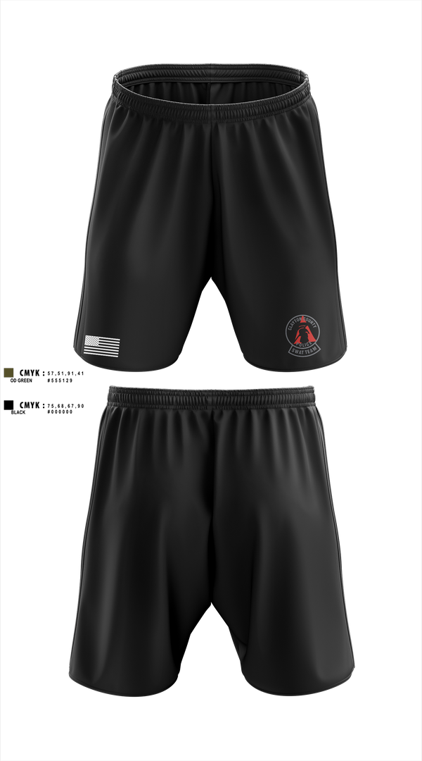 Athletic Shorts With Pockets, Clayton County Police SWAT Team, Police, Teamtime, Team time, sublimation, custom sports apparel, team uniforms, spirit wear, spiritwear, sports uniforms, custom shirts, team store, custom team store, fundraiser sports, apparel fundraiser