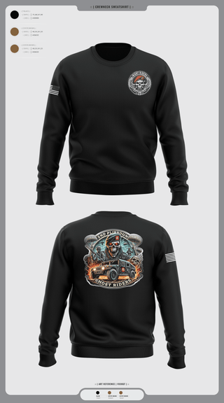 Crew Neck Sweatshirt, Ghost Riders, , Teamtime, Team time, sublimation, custom sports apparel, team uniforms, spirit wear, spiritwear, sports uniforms, custom shirts, team store, custom team store, fundraiser sports, apparel fundraiser